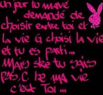 jtm tjr mn amour**